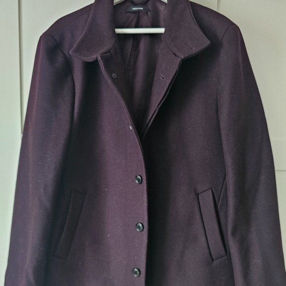 Club Monaco Purple Peacoat - Picture 1 of 2